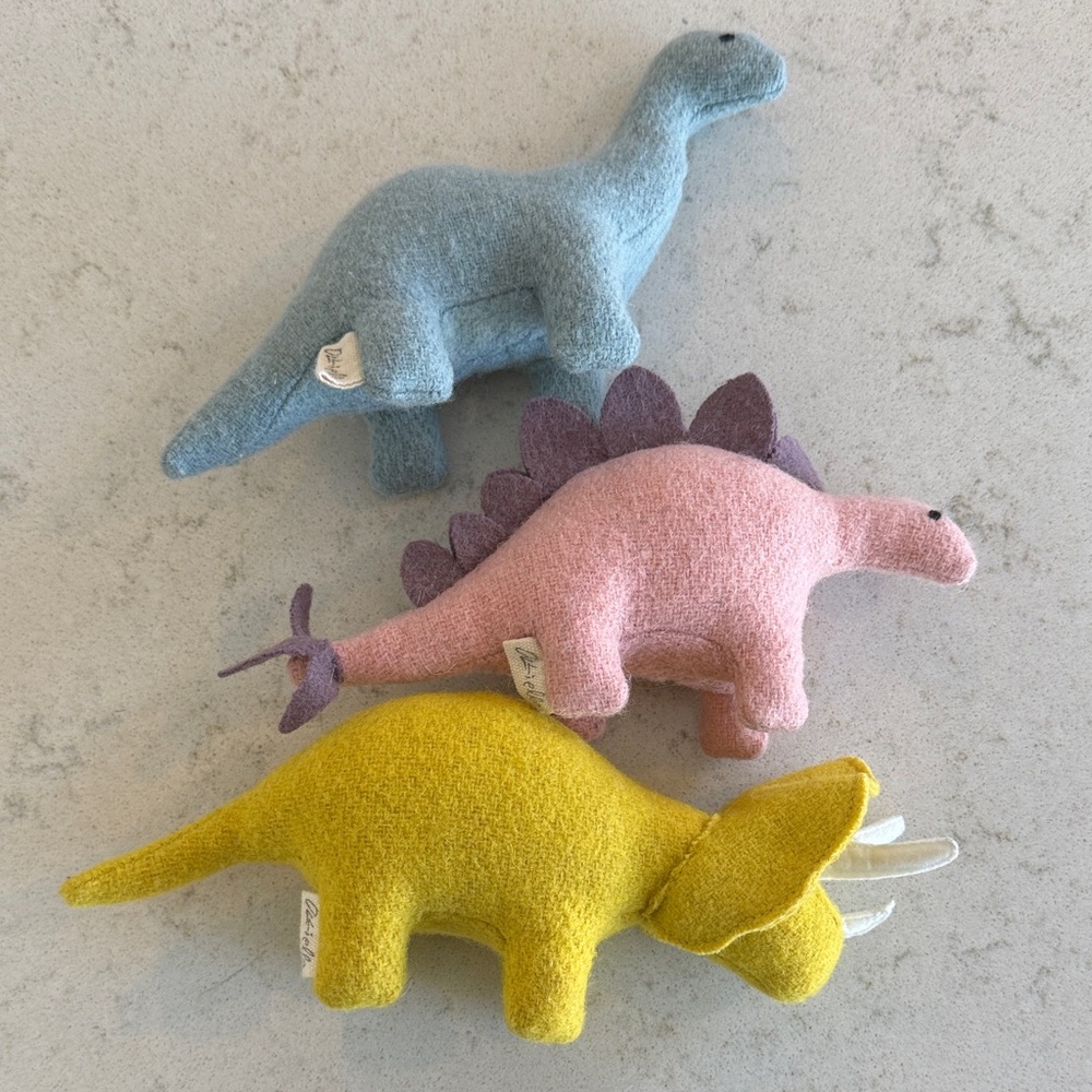 Colorful Dinosaur Plush Toy Set